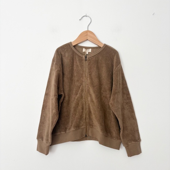 The simple folk terry bomber jacket - Picture 3 of 6